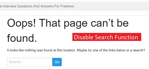 disbale-search-function