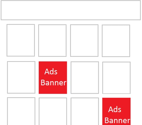 Ads between posts