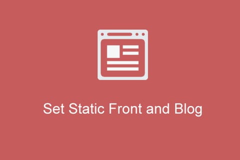 static-front-page