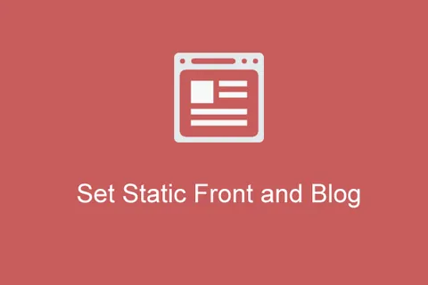 static-front-page