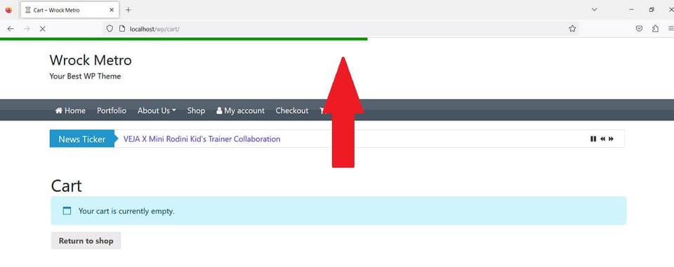 loading bar for website