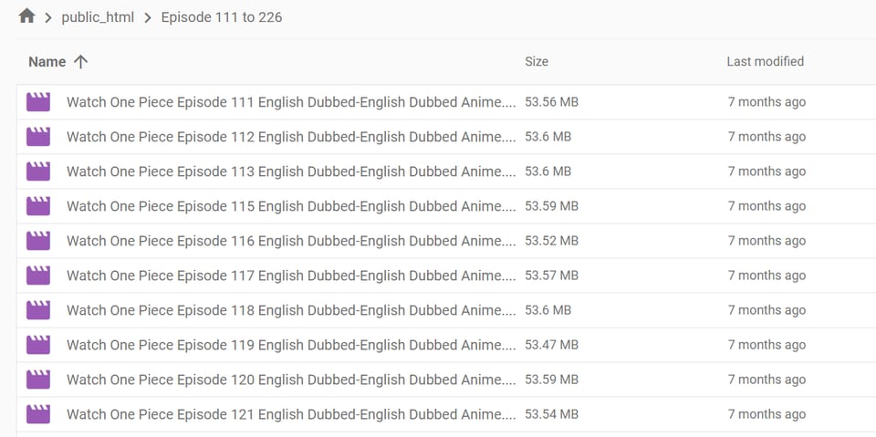 Server Files