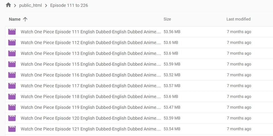 Server Files