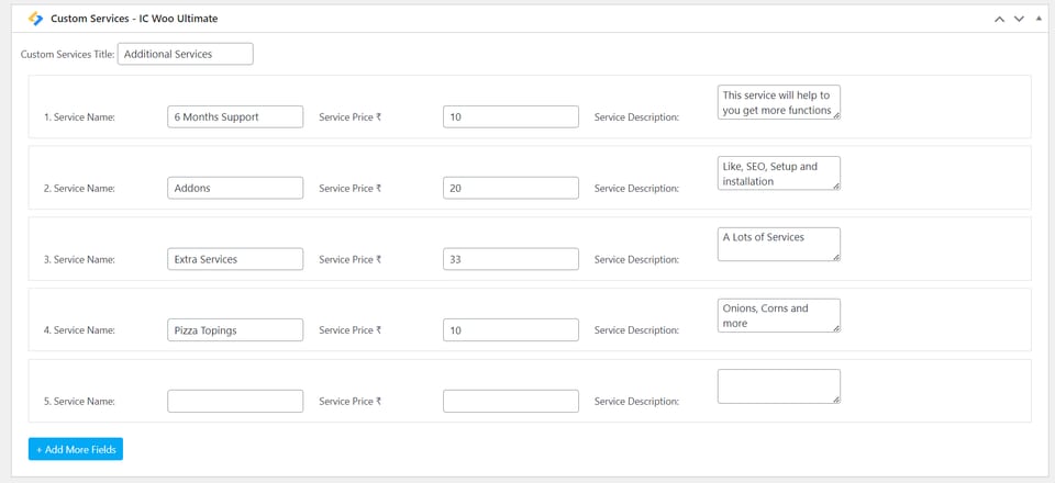 InsertCart WooCommerce services plugin