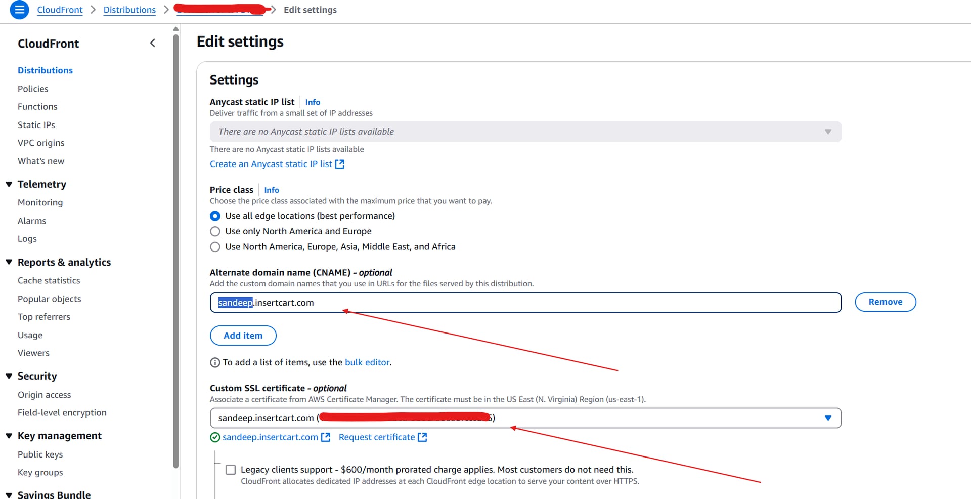 3 — How to Connect AWS CloudFront URL with a Cloudflare Subdomain