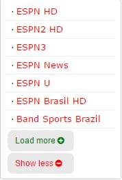 Step — Load Content and List on Click Load More Button Javascript, HTML, CSS