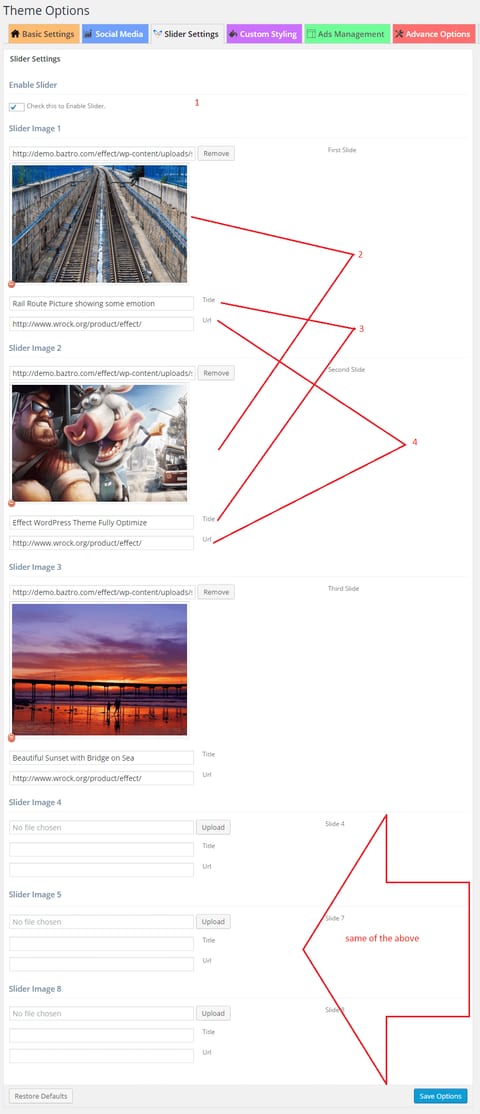 Slider effect 1